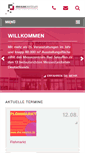 Mobile Screenshot of messezentrum.de